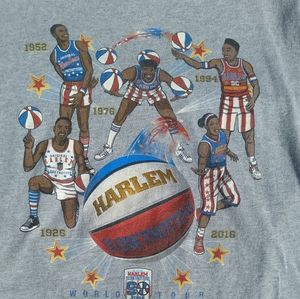 Harlem Globetrotters world tour t-shirt size large